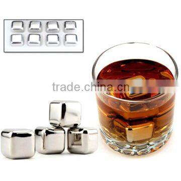 NT-WS13 eco-friendly stocked bar accessories stainless steel ice cubes for whisky