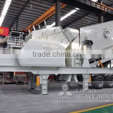 2015 New listing Mobile crushing plant construction Best quality The highest price ratio