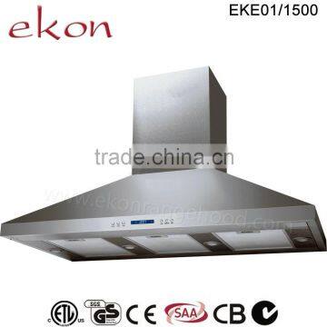 SAA Approved 150cm BBQ Style Commercial Cooker Hood