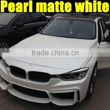 1.52*20m Pearl white vinyl with super quality from TXD factory