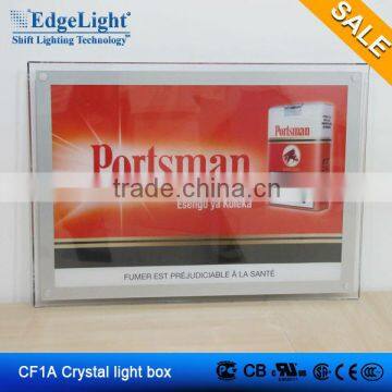 Edgelight Led Crystal Light Box Frame,crystal Light Box Display