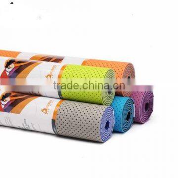 high density exercise yoga mat non-skid honeycomb style