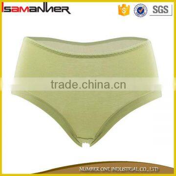 Plain soft adult school knickers thin breathable women modal free panties sample