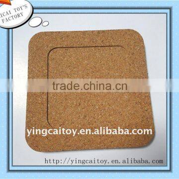 square cork coaster;mdf with cork coaster;paper coaster