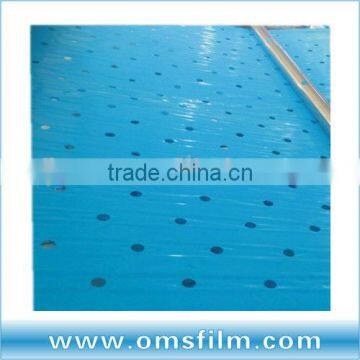 80*160*12mic blue banana film with perforation