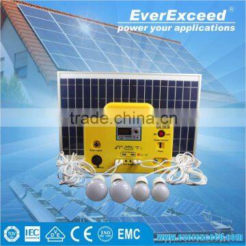 EverExceed 20W Battery Backup Online Ups Solar Home System for Home and Outside