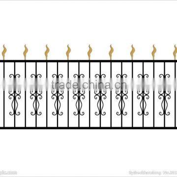 cheap wrought iron fence supplier/decorative metal fencing