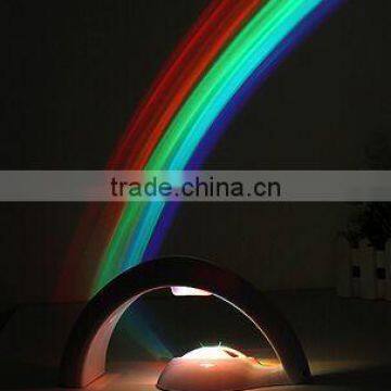 Creative Star Projector Lamp / led rainbow projector gift / push-button