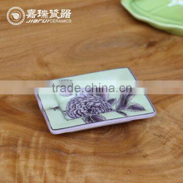 Portable Hand Painted Ceramic Hotel Ashtray Custom photo-4