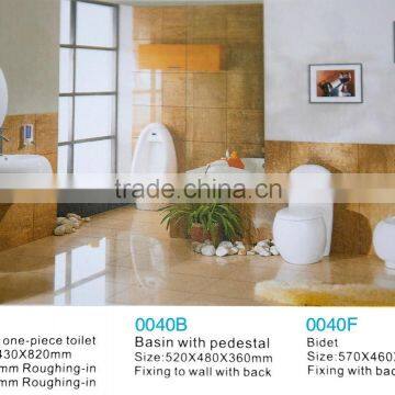 high grade ceramic bathroom design suite,sanitary ware set,good toilet