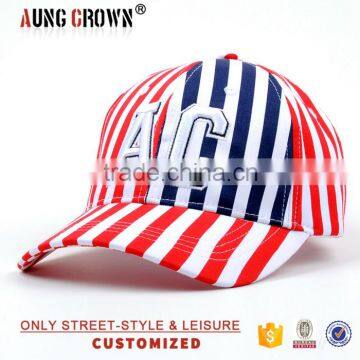 fashion design striped baseball hats