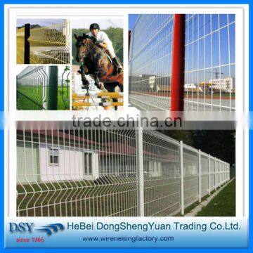 Trade assurance china supplier green bends welded wire mesh fence for garden