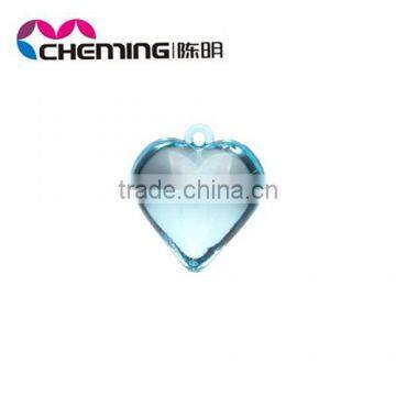 wholesale fashion accessory clear plastic heart bead