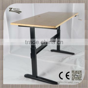 Durable height adjustable dining and coffee table furniture