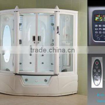 Steam Sauna Cabin Steam shower room remote controller cabin with lcd tv 2013 G152