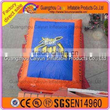 Outdoor adventure sports used inflatable big air bag for stunts show