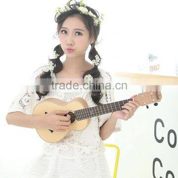 High Quality Concert/tenor Ukulele,solid Spruce Top and Flame Manhogany Back,factory Wholesale photo-6
