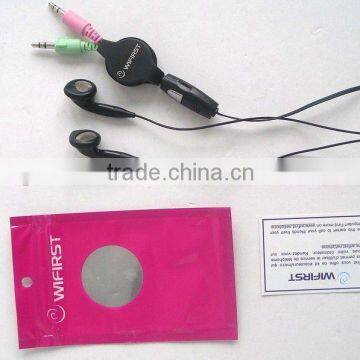 stereo gift earphone with micphone