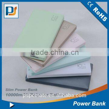 Power Bank with Dual USB Port & Built-in Micro/8PIN Charge Cable Slim 10000mAh mobile charger