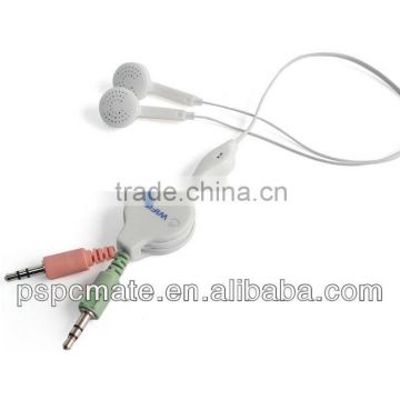 New Portable Flat Cable Earphone Funny Earphones