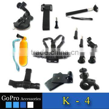 Outdoor Sports Camera accessories kit for gopro hero 4/3+/3/2/1