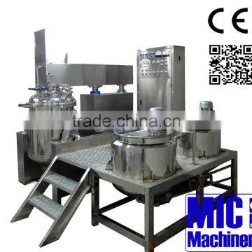 MIC- 500L high pressure homogenizer vacuum homogenizer homogenizer mixer with 500L water oil tank with ce