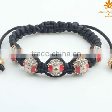 new design flag shamballa bracelets