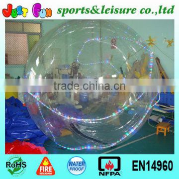 advertising led light inflatable climb in ball, inflatable ball games