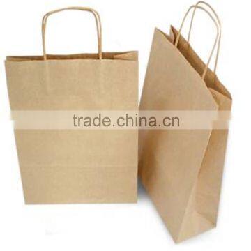 kraft paper best shopping bags with handle made in China