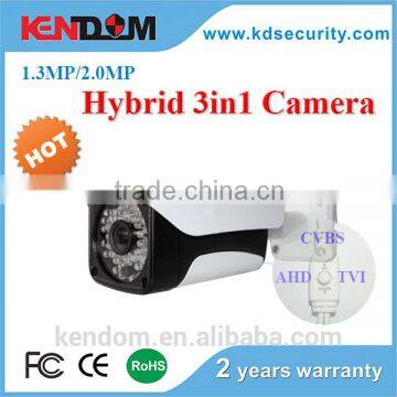 Chinese Top 10 CCTV Surveillance Camera Supplier AHD Camera 1080P Bullet Housing TVI CVI CVBS all in one Hybrid Camera