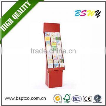 Alibaba china factory directly new design custom eco-friendly greeting card display stand