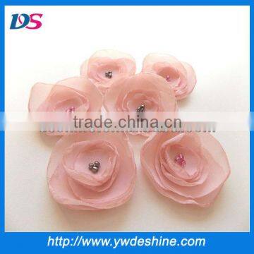 2013 New design wholesale DIY handmade fabric flowers for hair H-30