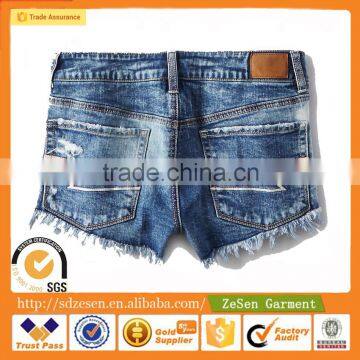 2016 Distressed Shorts Jeans Pant Ripped Hot Shorts Ladies Sex Short Jeans Women photo-5