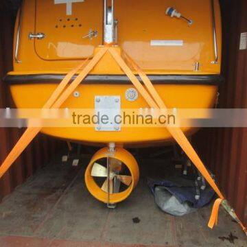 Marine Safety Equipment Enclosed Fiberglass Lifeboat/Uesd life boat