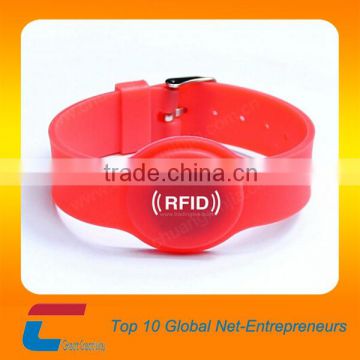 Cheap Popular Silicon RFID Wristband, wristband key fob