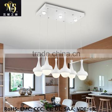 Modern simple fashionable white pendant lamp made in Guzhen China