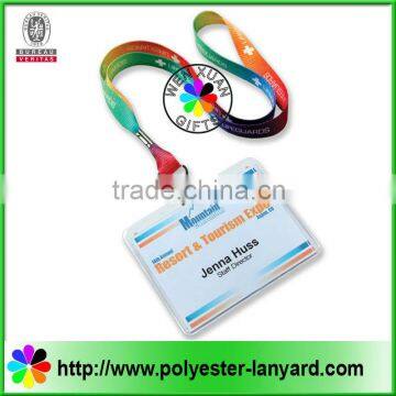 Nylon badge lanyard