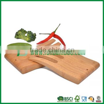 durable food safety bamboo salad server/ tools