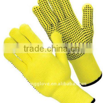 acrylic string knitted work glove