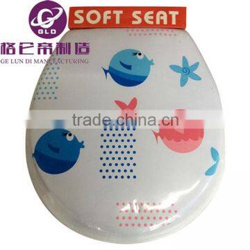 GLD China Product New Design Printing Premium Soft Toilet Seat for Bathrooms Designs photo-6