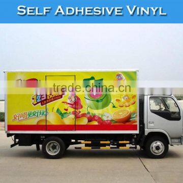 Car Stickers Self Adhesive White Glue Solvent Printing Vinyl Film