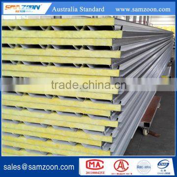 Fiber Glass Wool Sandwich Panel Insulated Metal faced for roof board                        
                                                Quality Choice