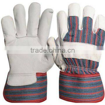 Premium Grade Leather Safety Work Gloves