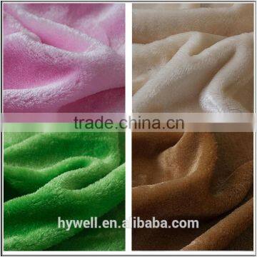 100 polyester super soft velour fabric