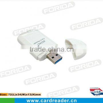 2013 New! Classic USB3.0 SD card reader,Slim and pocket size