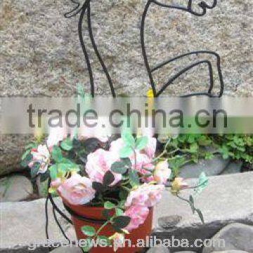 garden decoration Horse Shaped Flowerpot Holder With Stake