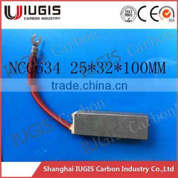 25x32x100 Carbon brush for power plant electric brush