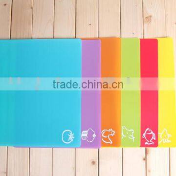 Colorful Vegetable Choping Board Plastic Cutting Mats