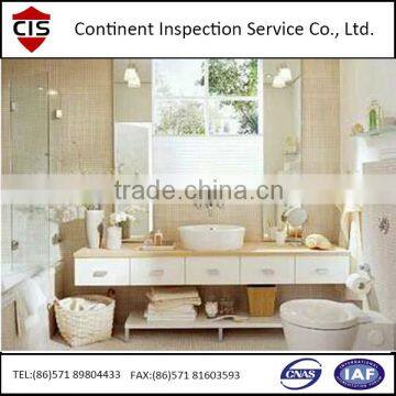 Washroom Cabinet / washroom furniture pre-shipment inspection / 100% inspection / Loading check in Zhejiang