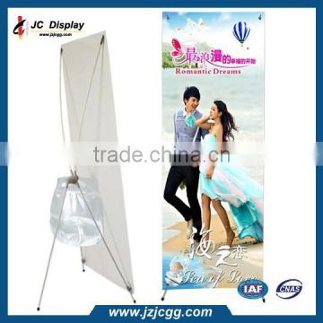 Outdoor advertising X Banner Stand with print graphic